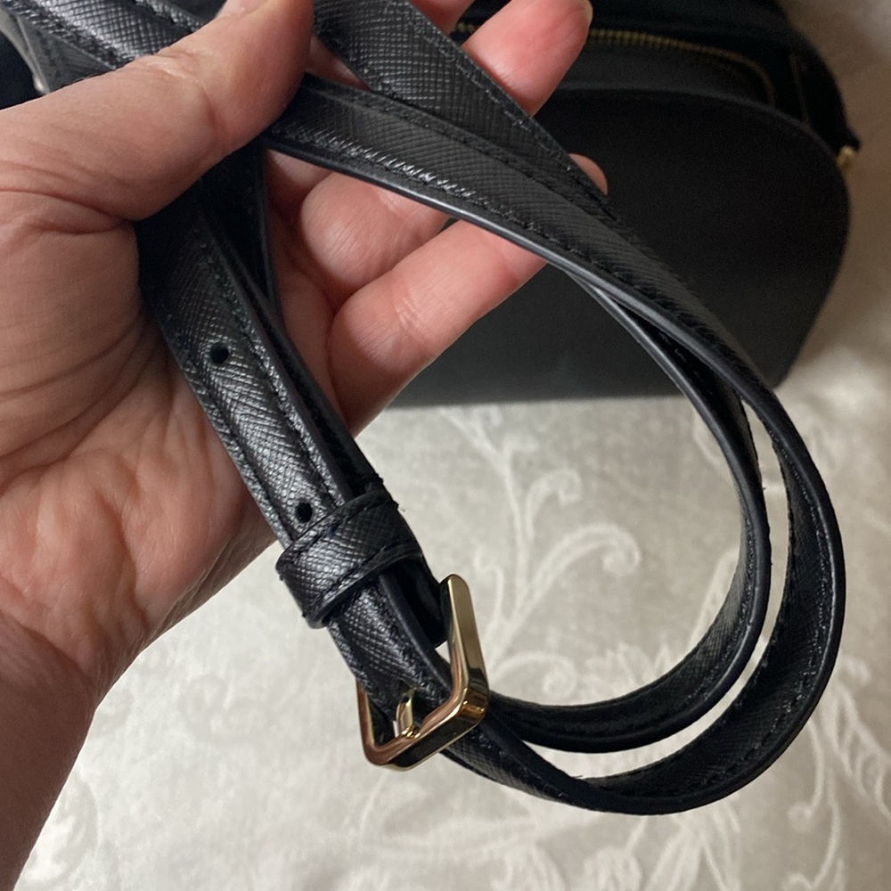 Kate Spade Black Leather Small Dome Crossbody NWOT - Picture 7 of 7